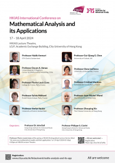 Newswise: Hong Kong Institute for Advanced Study International Conference on Mathematical Analysis and its Applications