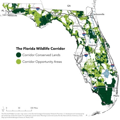 Newswise: Florida Wildlife Corridor Eases Worst Impacts of Climate Change  
