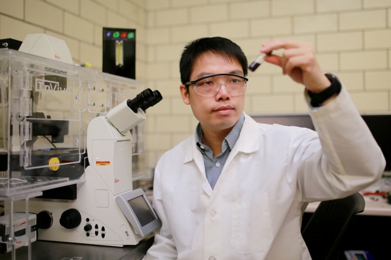 The ISU Startup Factory helped Shan Jiang find a market for the research he developed in the lab. 